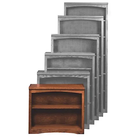 Deep 28-Inch Standard Bookcase